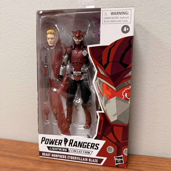 Power Rangers Lightning Collection Beast Morphers Cybervillain Blaze NEW SEALED - Picture 2 of 6